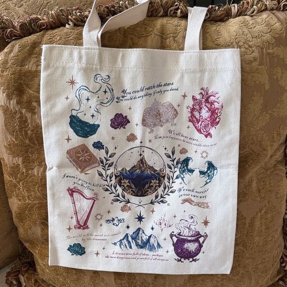 ACOTAR Themed Tote- like new condition - Picture 2 of 3